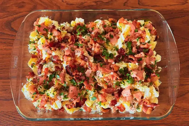 Potato Salad with Bacon Bits